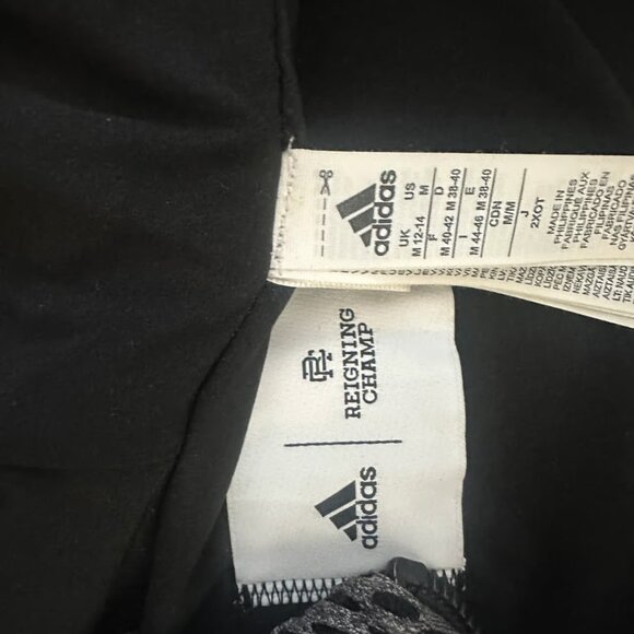 Adidas‎ x Reigning Champ Men's M Black Gray Spacer ZNE Mesh Bomber Jacket Hoodie - Picture 3 of 4